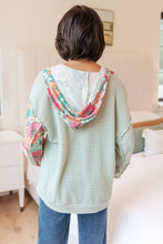 Load image into Gallery viewer, Get Started Floral Color Block Hoodie
