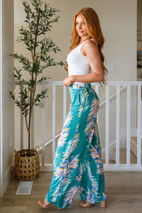 Hawaiiana Floral Print Pants