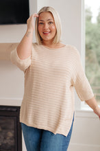 Load image into Gallery viewer, High Tide Oversized Top in Cream
