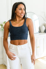 Load image into Gallery viewer, Highly Motivated Ribbed Square Neck Tank in Ash Grey
