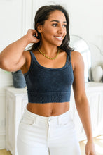 Load image into Gallery viewer, Highly Motivated Ribbed Square Neck Tank in Ash Grey
