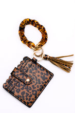 Load image into Gallery viewer, Hold Onto You Wristlet Wallet in Leopard
