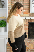 Load image into Gallery viewer, Hudson Color Block Sweater In Natural

