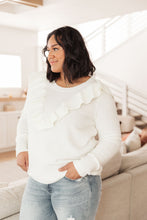 Load image into Gallery viewer, Cold Shoulder Sweater in Ivory
