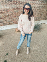 Load image into Gallery viewer, Sweet Caroline Confetti Sleeve Sweater
