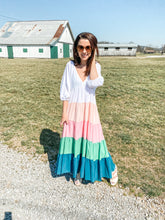 Load image into Gallery viewer, The Caroline Color block Dress
