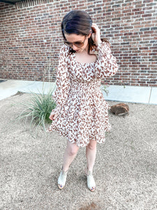 The Grace Floral Square Neck Dress