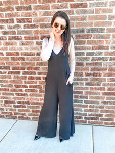 The Riley Jumpsuit in Black