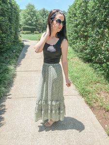 The Savvy Floral Maxi Skirt