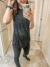 Load image into Gallery viewer, She&#39;s In The Zone Workout Top in Black
