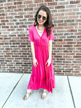 Load image into Gallery viewer, The Whitney Rose Pink Maxi Dress
