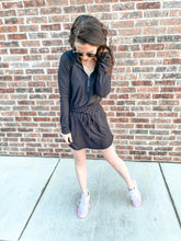 Load image into Gallery viewer, The Samantha Sleeve Hoodie Romper
