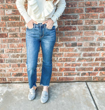 Load image into Gallery viewer, The Hudson Bootcut Stepped Hem Jeans
