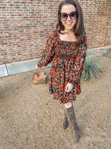 The Amelia Long Sleeve Floral Dress