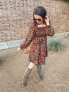 The Amelia Long Sleeve Floral Dress