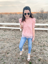 Load image into Gallery viewer, The Lacey Top in Pink
