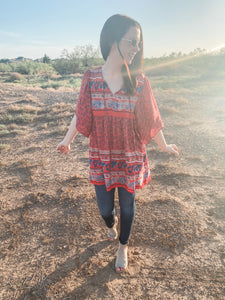 The Dolly Paisley Tunic