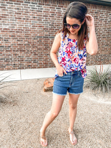 The Kristi Floral Tank