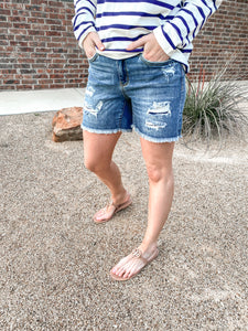 The Distressed Look Judy Blue Shorts