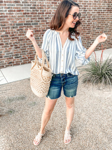 Sassy In The Stripes Top