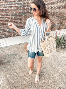 Sassy In The Stripes Top