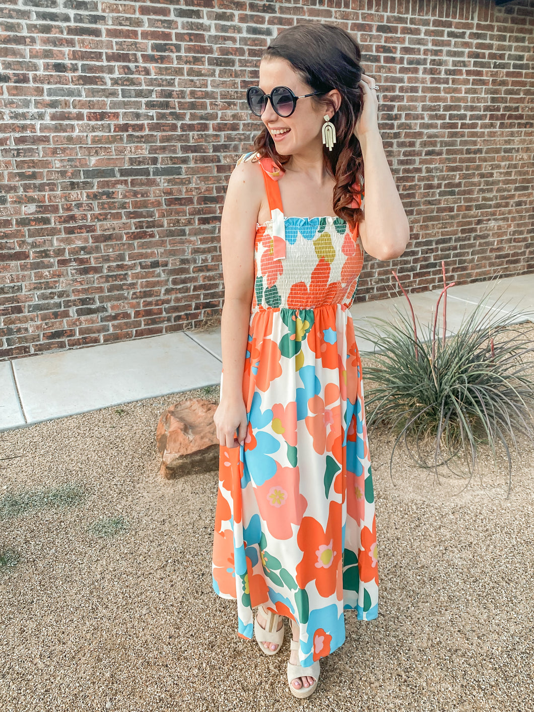 Forget Me Not Floral Maxi Dress