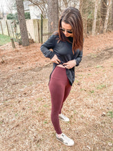 Load image into Gallery viewer, The Last Leggings You&#39;ll Ever Need -Maroon
