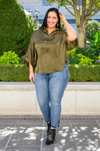 Load image into Gallery viewer, In Your Thoughts Oversized Dolman Sleeve Top In Olive
