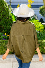 Load image into Gallery viewer, In Your Thoughts Oversized Dolman Sleeve Top In Olive
