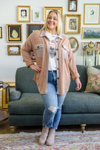 Load image into Gallery viewer, Ivy League Boyfriend Shacket In Taupe
