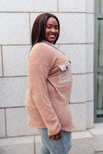 Load image into Gallery viewer, Ivy League Boyfriend Shacket In Taupe
