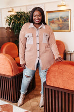 Load image into Gallery viewer, Ivy League Boyfriend Shacket In Taupe
