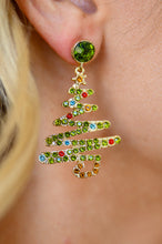 Load image into Gallery viewer, Jazz It Up Christmas Tree Earrings
