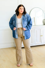 Load image into Gallery viewer, Jordan Hooded Denim Shacket

