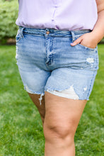 Load image into Gallery viewer, The Mary Kate Judy Hi-Rise Destroyed Shorts
