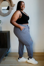 Load image into Gallery viewer, Kick Back Distressed Joggers in Heather Charcoal
