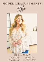 Load image into Gallery viewer, Chasing Butterflies Babydoll Blouse
