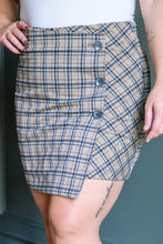 Load image into Gallery viewer, Late To Class Plaid Mini Skort
