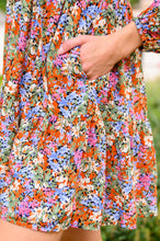 Load image into Gallery viewer, The Eddley Tiered Knee Length Floral Dress
