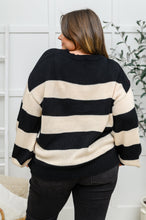 Load image into Gallery viewer, Lucky Strike Top in Black Stripe
