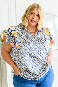 The Meri Flutter Sleeve Top