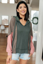 Load image into Gallery viewer, Message Me Back Color Block Hoodie
