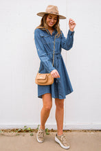 Load image into Gallery viewer, Denim Done Right Dress
