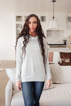 Load image into Gallery viewer, The Caroline Cowl Neck Sweater In Grey
