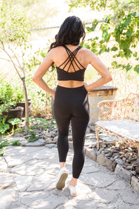 No Pain, No Gain Sports Bra In Black