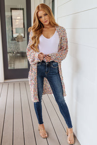 The Jay Confetti Cardigan in Ivory