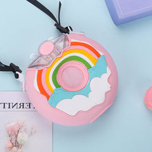 Load image into Gallery viewer, PREORDER: Portable Rainbow Donut Water Bottle
