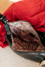 Load image into Gallery viewer, Onyx Vintage Hobo Bag
