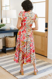 The Howie Floral Midi Dress
