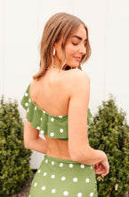 Load image into Gallery viewer, Polka Dot Oasis Swimsuit Top
